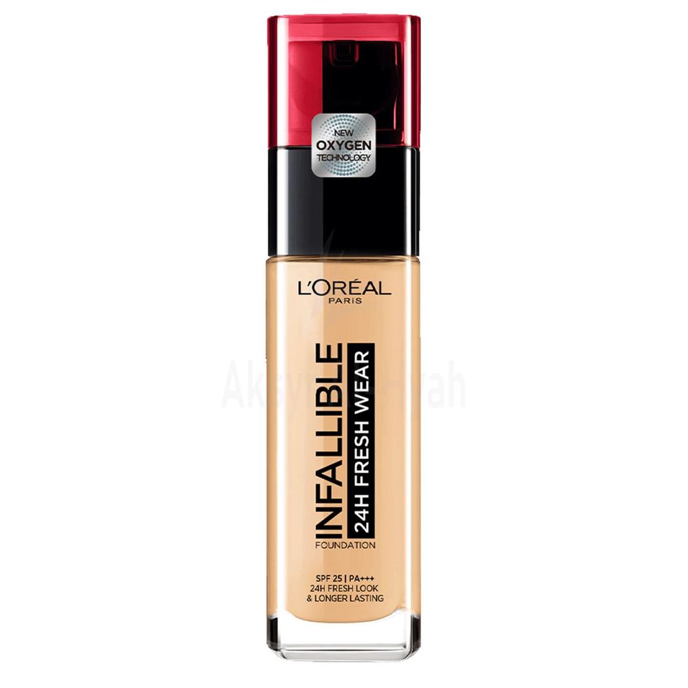 LOREAL INFAILLIBLE 24H FRESH WEAR 120 VANILLA  FOUND.9G