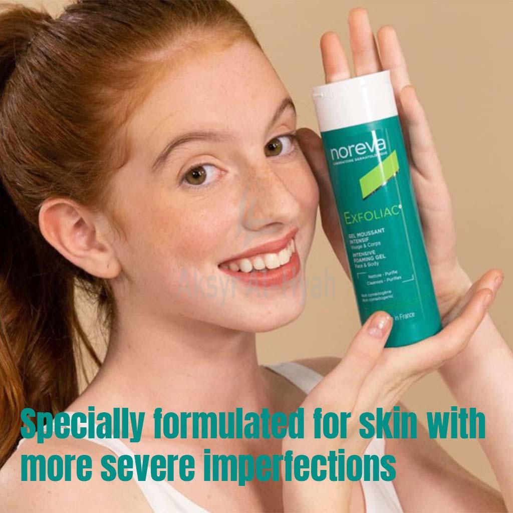 NOREVA EXFOLIAC INTENSIVE FOAMING GEL 200ML#50020 2