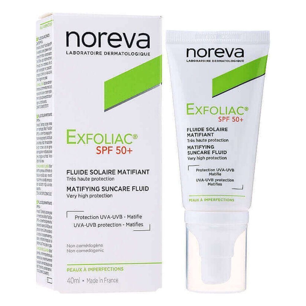 NOREVA EXFOLIAC SPF50 MATTI SUNCARE FLUID 40ML#50045