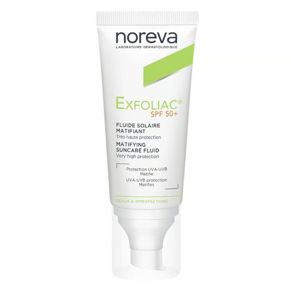 NOREVA EXFOLIAC SPF50 MATTI SUNCARE FLUID 40ML#50045 3