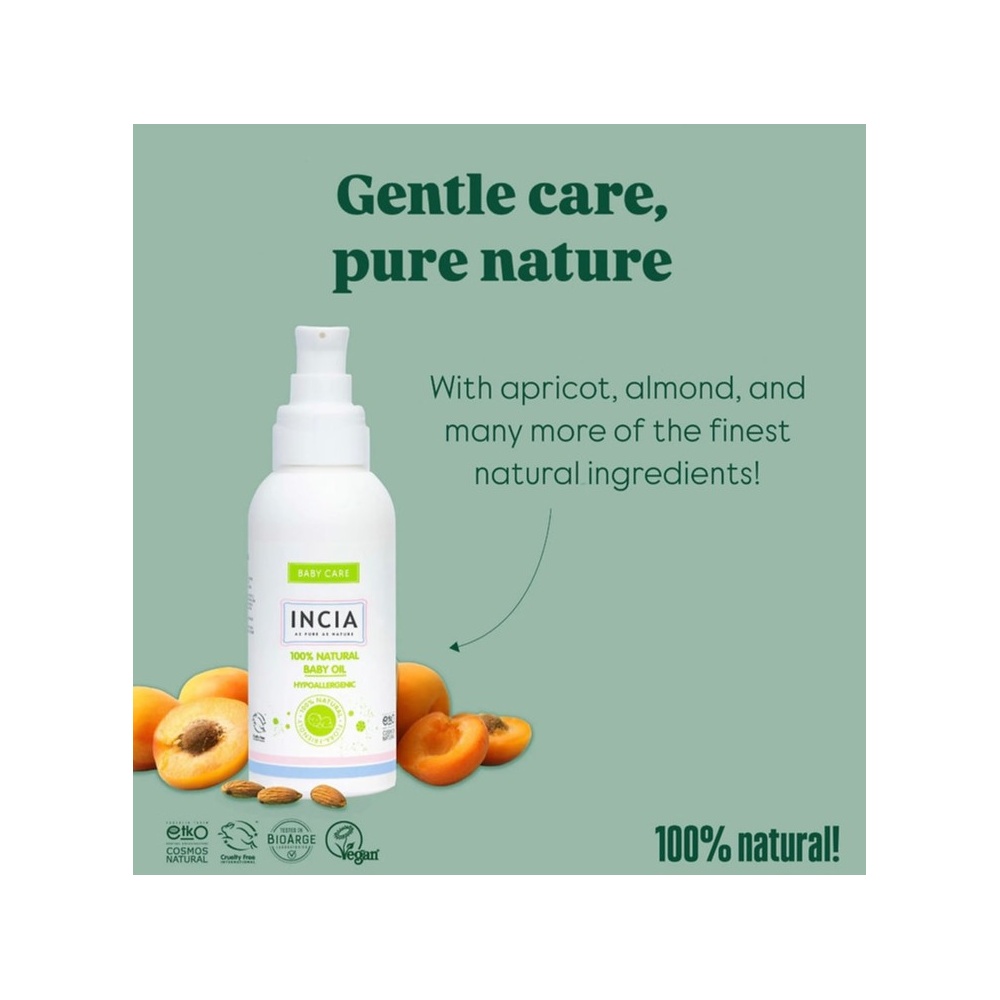 INCIA NATURAL BABY OIL 110ML