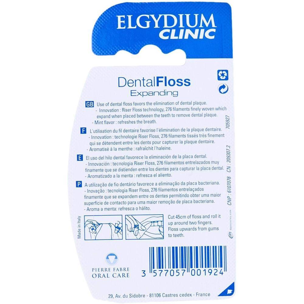 ELGYDIUM DENTAL FLOSS-MINT EXPANDING 25M 1