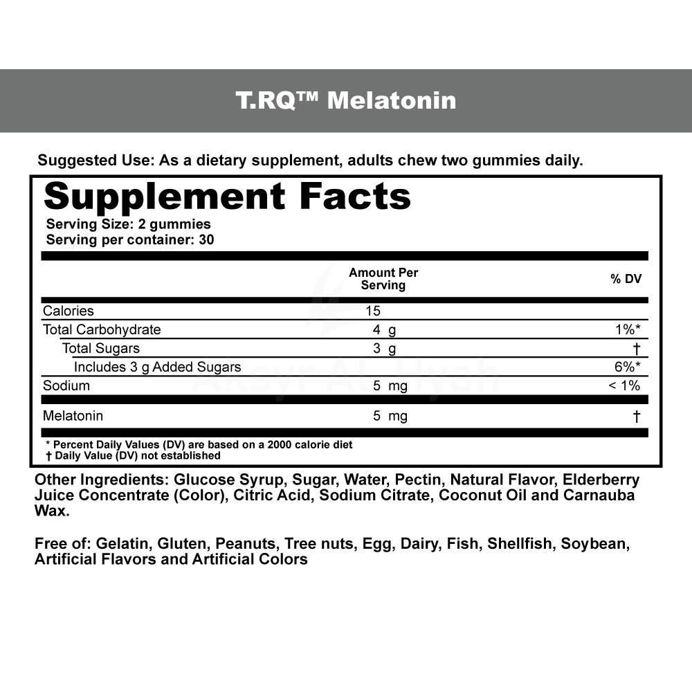 TRQ MELATONIN GUMMY 60"S