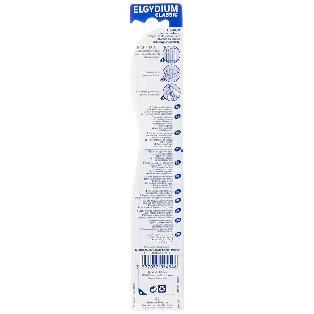 ELGYDIUM CLASSIC TOOTH BRUSH SOFT 1