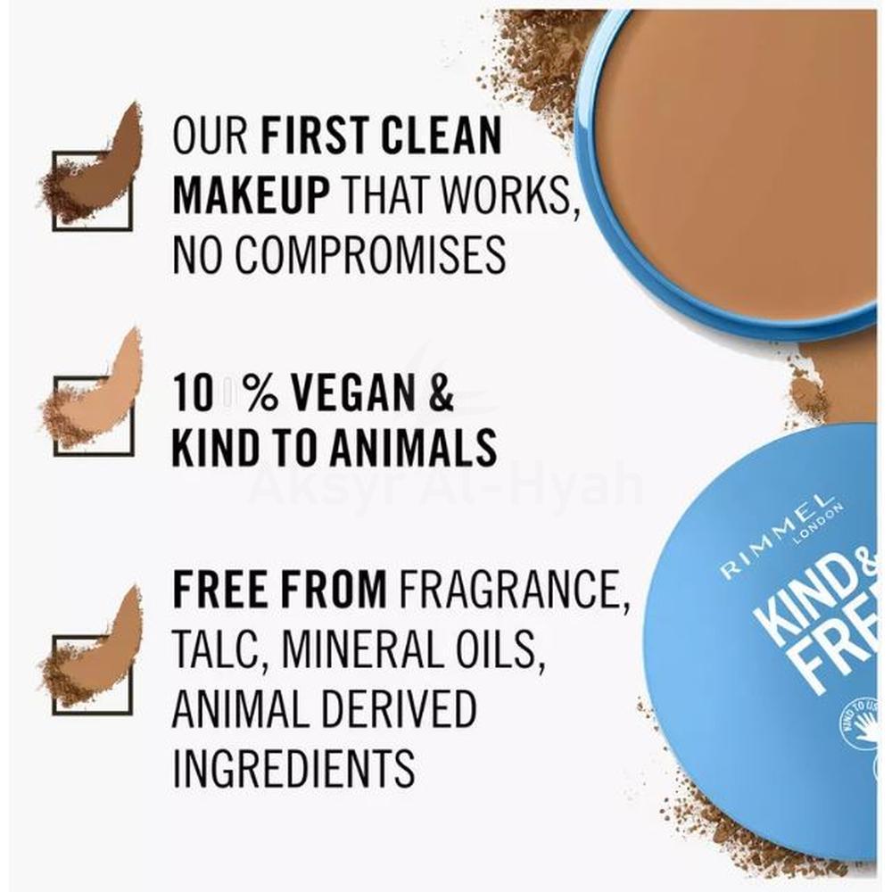 RML KIND&FREE PRESSED POWDER 040 TAN 10G 4