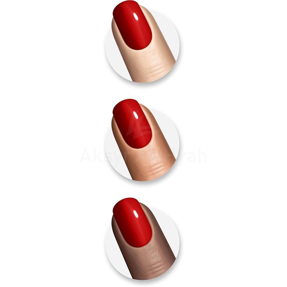 MFX MIRACLE PURE NAIL POLISH 305 SCARLET POPPY 12ML 2