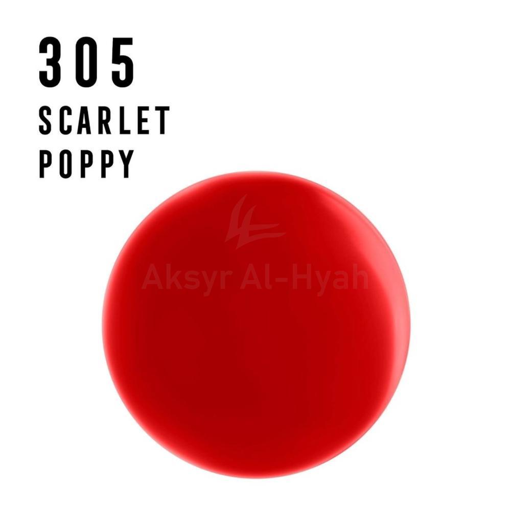 MFX MIRACLE PURE NAIL POLISH 305 SCARLET POPPY 12ML 3