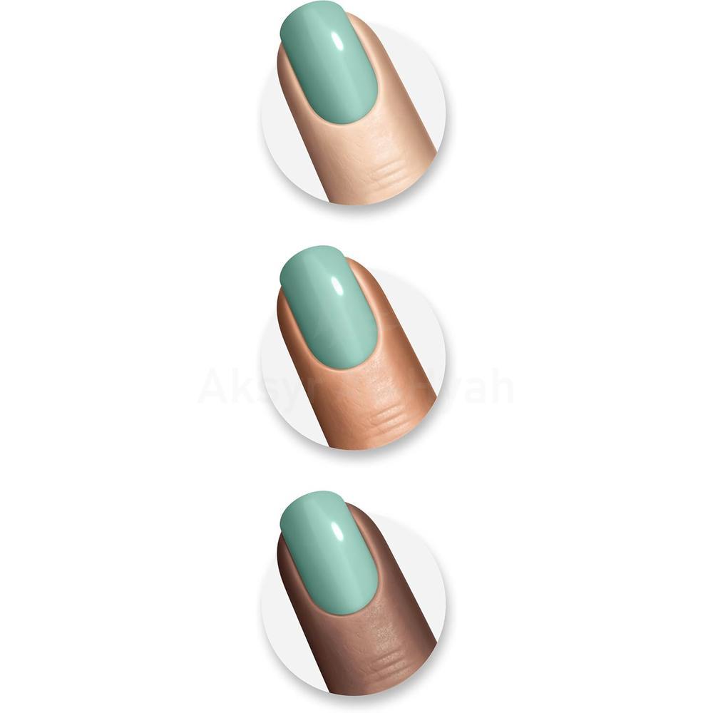 MFX MIRACLE PURE NAIL POLISH 840 MOONSTONE BLUE 12ML 2