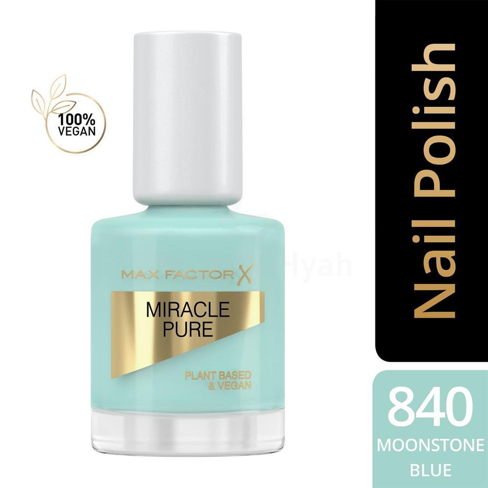 MFX MIRACLE PURE NAIL POLISH 840 MOONSTONE BLUE 12ML 3