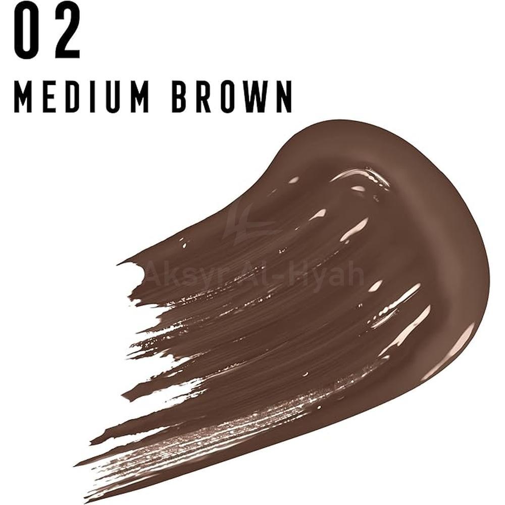 MFX BROWNFINITY LONGWEAR BROW TINT W/P 002 MEDIUM BROWN 4