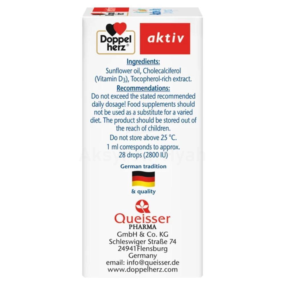 DOPPELHERZ AKTIV KINDER ACTIVE D3 DROPS 30ML 1