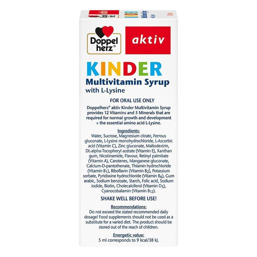 DOPPELHERZ AKTIV KINDER MULTIVIT SYRUP 150ML 2