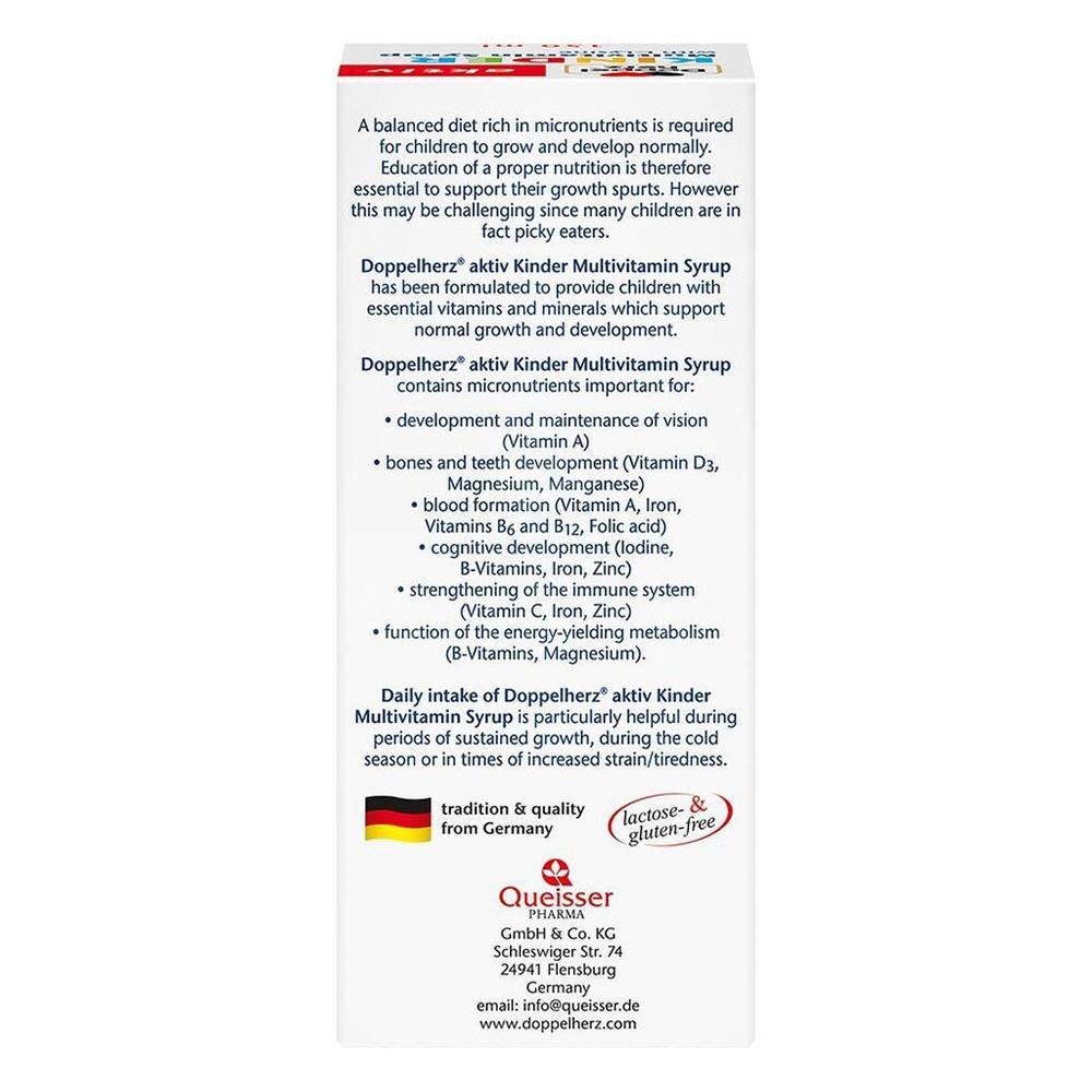 DOPPELHERZ AKTIV KINDER MULTIVIT SYRUP 150ML 3