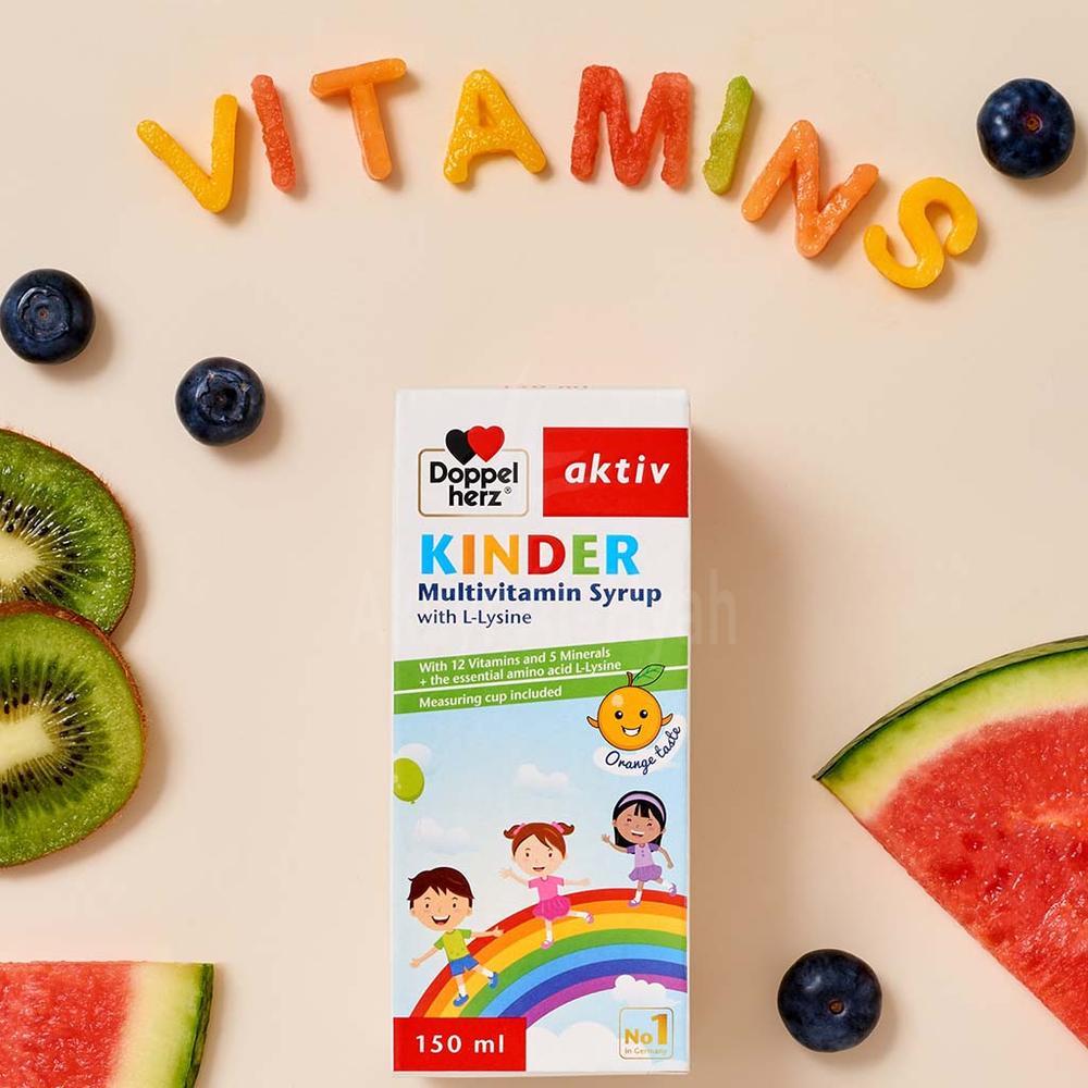 DOPPELHERZ AKTIV KINDER MULTIVIT SYRUP 150ML 6