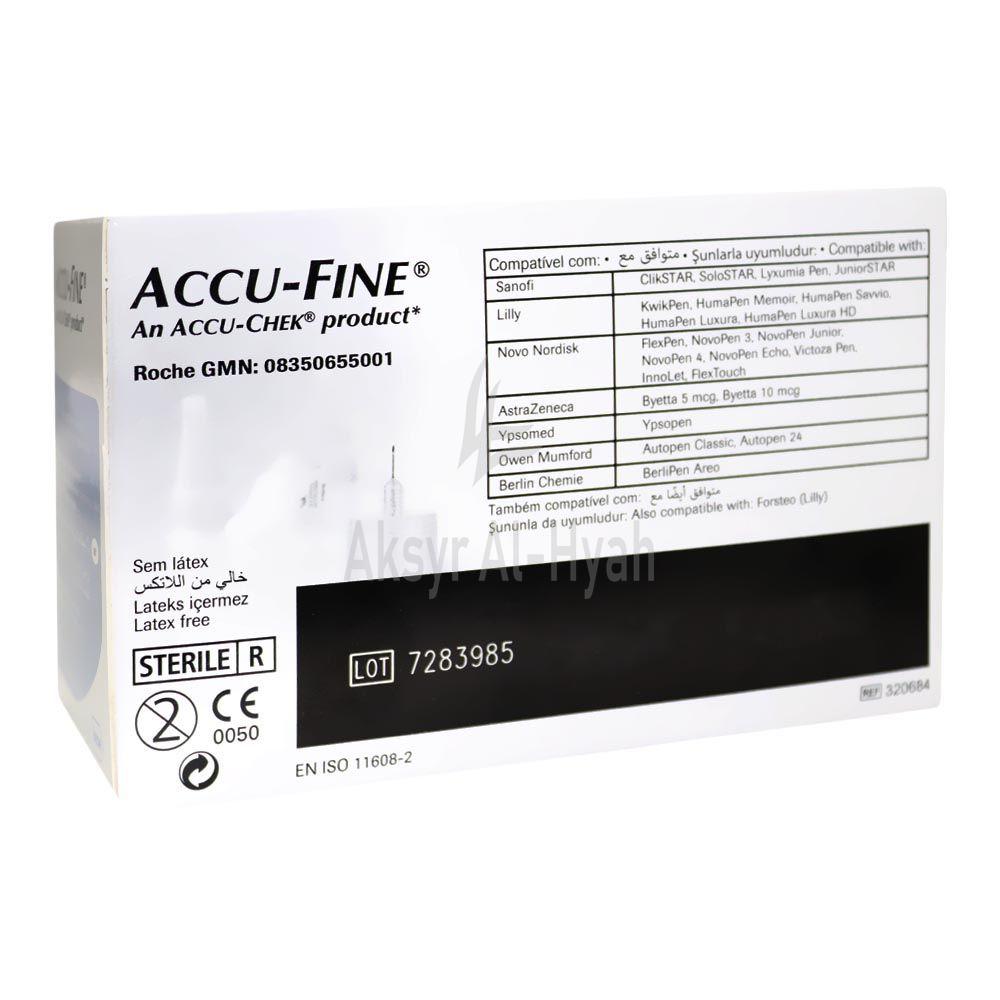 ACCU-FINE PEN NEEDLE 0.25MM 31GX5MM #58709 1