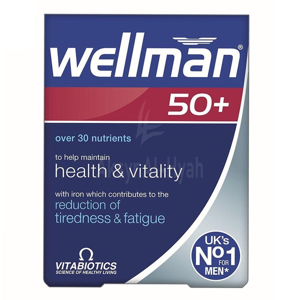 VITABIOTICS WELLMAN 50+ CAPS 30'S