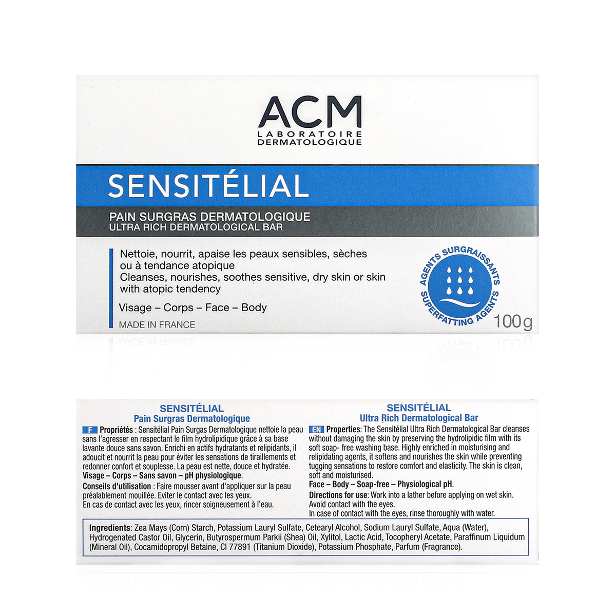 ACM SENSITELIAL ULTRA RICH DERMA BAR 100G #17293 3