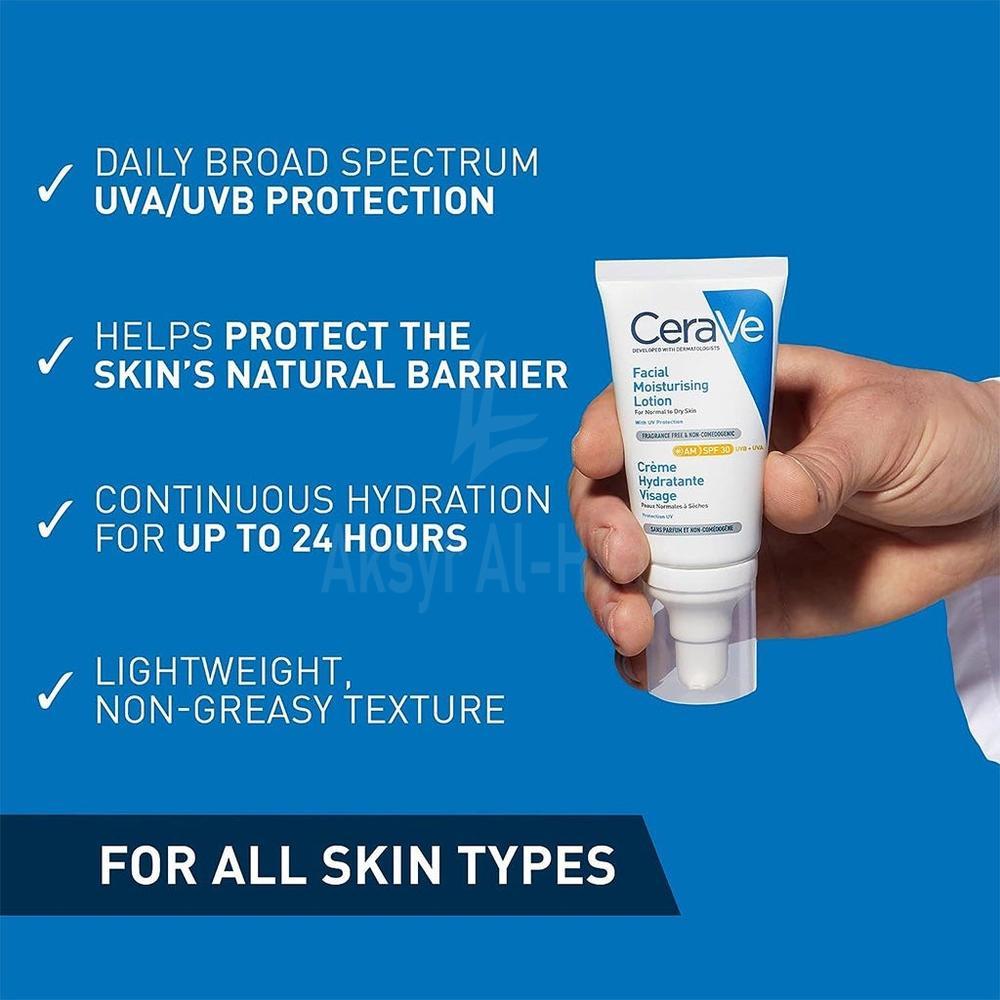 CERAVE AM FACIAL MOISTURIZING LOTION 52ML#FM27343 2
