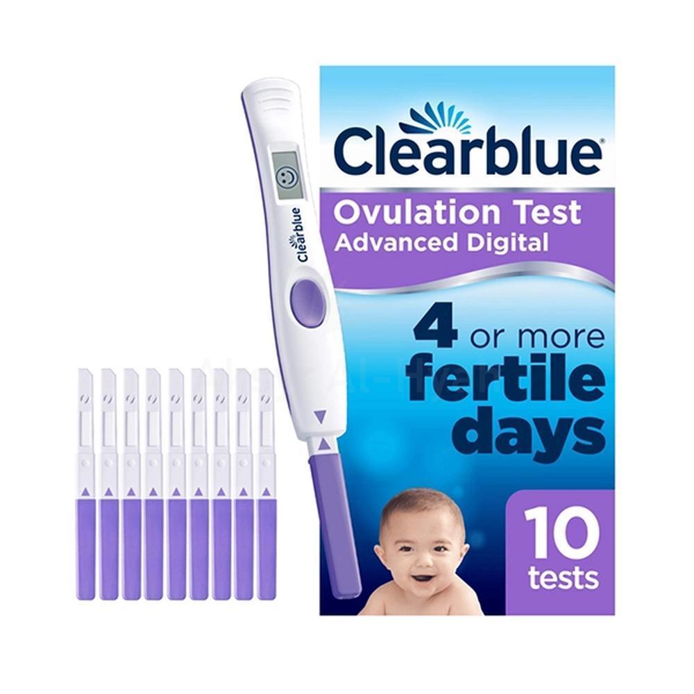 CLEARBLUE DIGITAL OVULATION TEST(4 & MORE DAY"S) 10'S