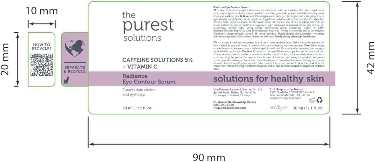 THE PUREST SLUTION RADIANCE EYE COUTER SERUM 30ML(105) 7