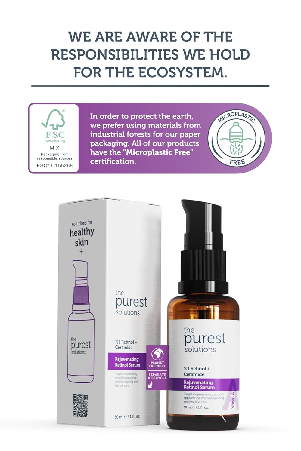 THE PUREST SOLUTION REJUVENATING RETINOL SERUM 30ML #19011