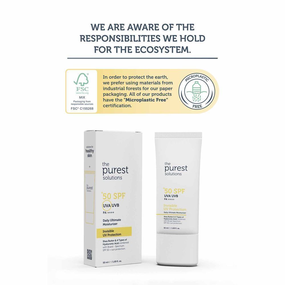 THE PUREST SOLUTION DAILY ULTIMATE MOIST INV UV PROT SPF50+ 50ML #19006 5