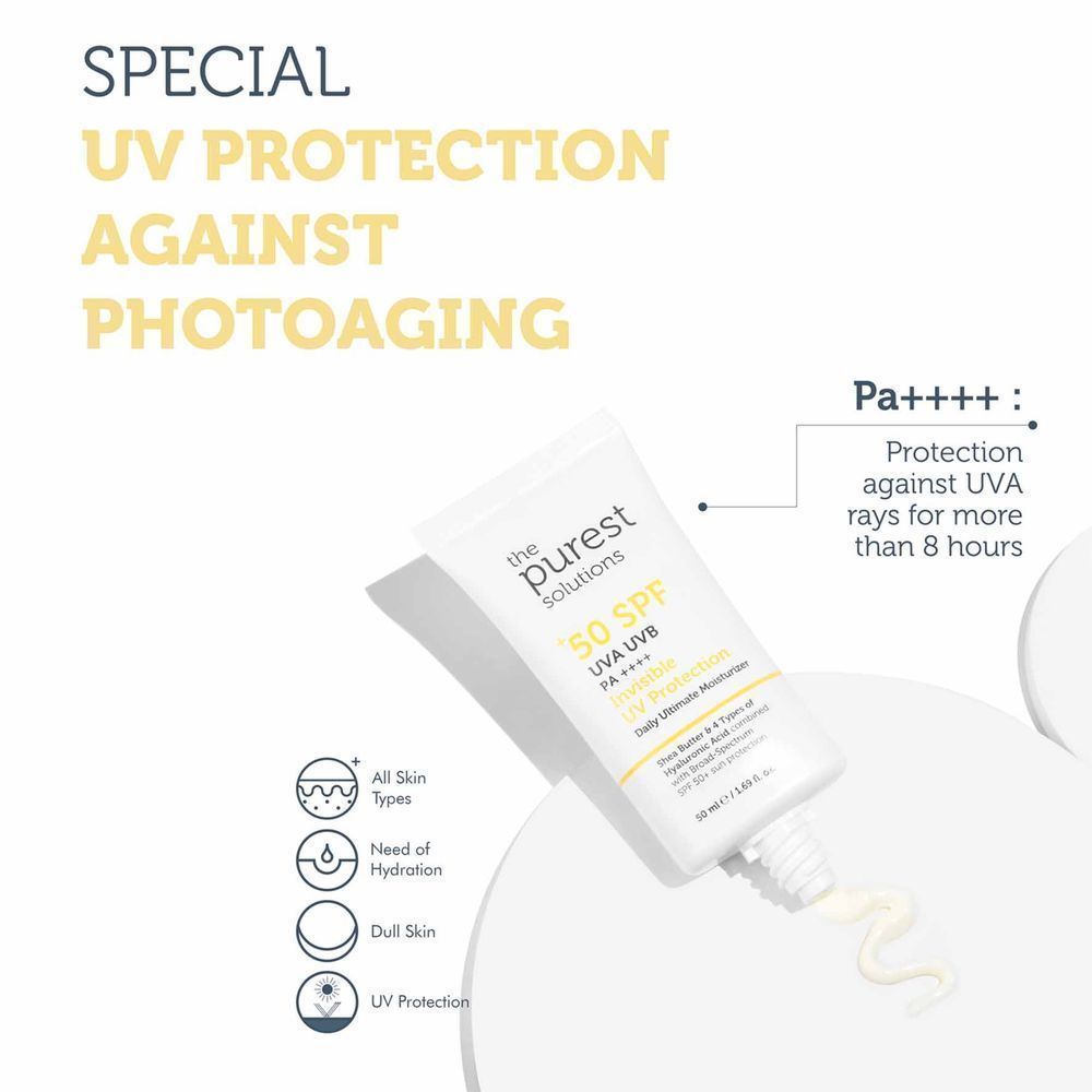 THE PUREST SOLUTION DAILY ULTIMATE MOIST INV UV PROT SPF50+ 50ML #19006 7