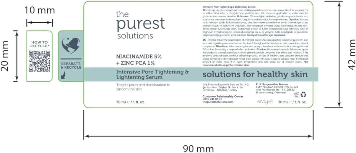 THE PUREST SOLUTION INTENSIVE PORE SERUM 30ML (100) #18612