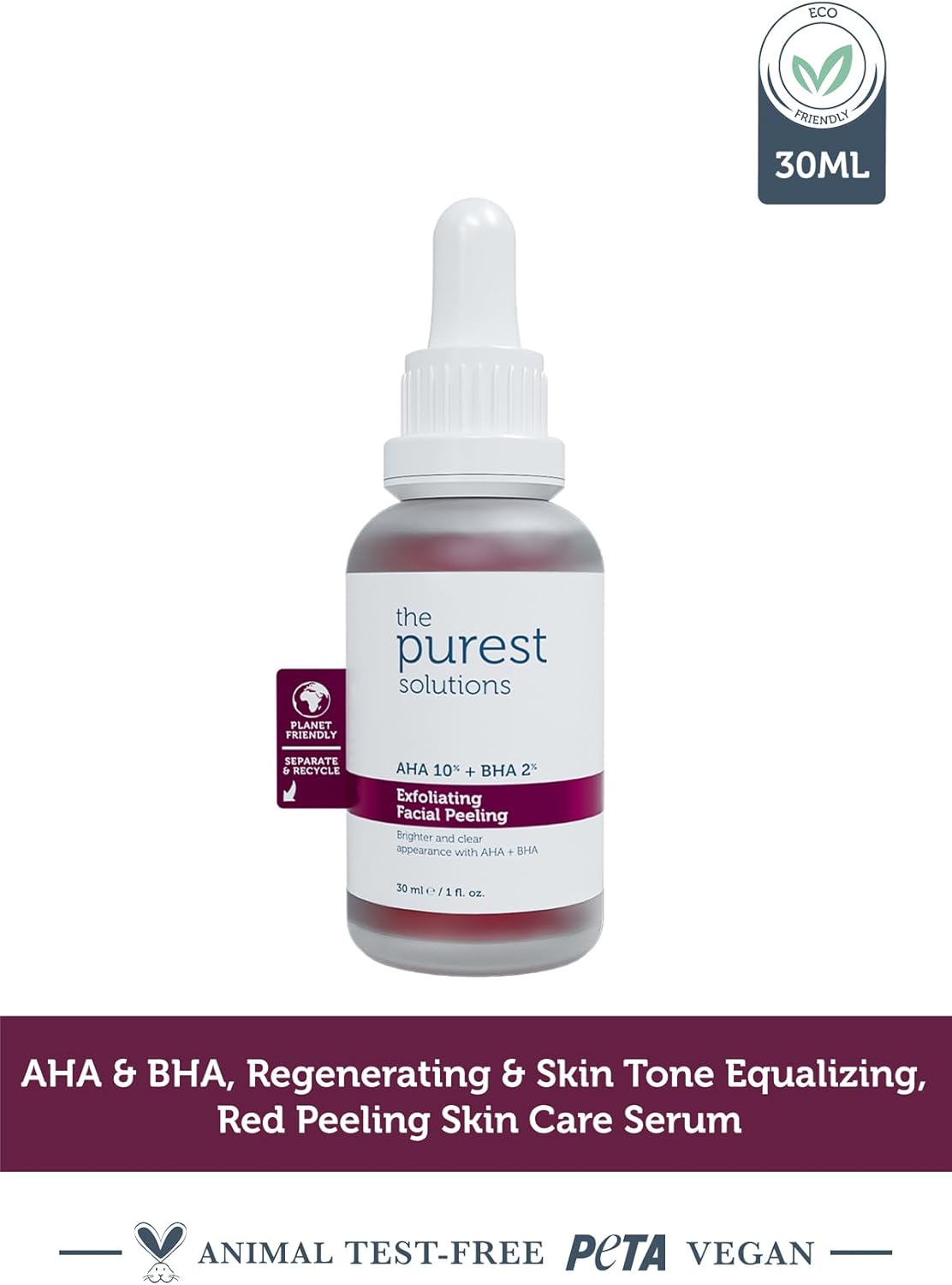 THE PUREST SOLUTION EXFOLIATING FACIAL PEELING 30ML #18618