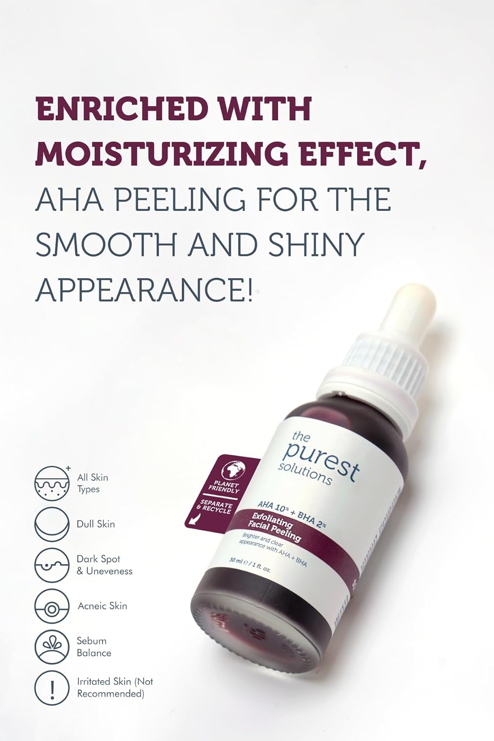 THE PUREST SOLUTION EXFOLIATING FACIAL PEELING 30ML #18618