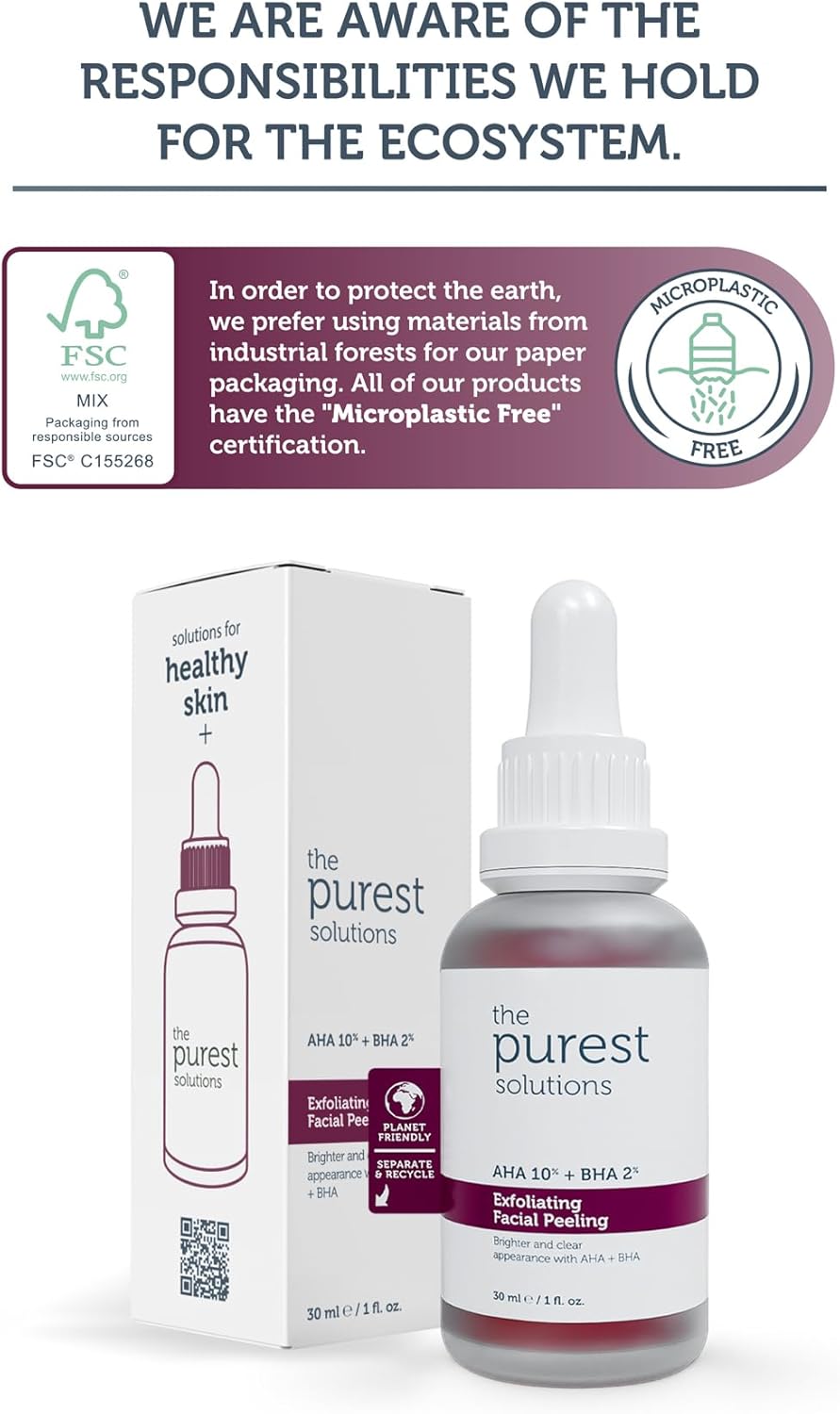 THE PUREST SOLUTION EXFOLIATING FACIAL PEELING 30ML #18618
