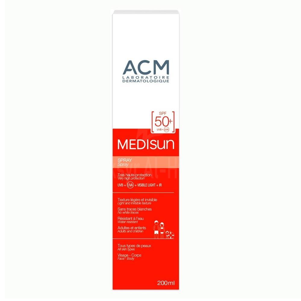 ACM MEDISUN SPRAY SPF50+ 200ML #18370 1