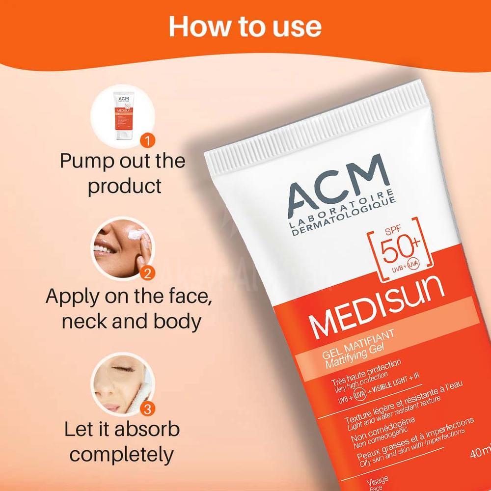 ACM MEDISUN SPF50 GEL 40ML #18876 4