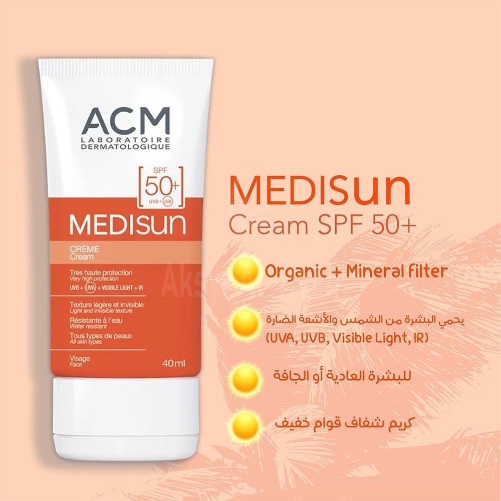 ACM MEDISUN SUNSCREEN CREAM SPF50+ 40ML #18568 2