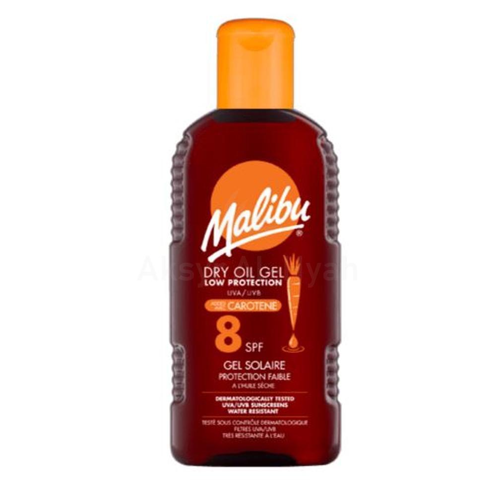 MALIBU SPF8 DRY OIL GEL WITH BETA CAROTENE 200ML