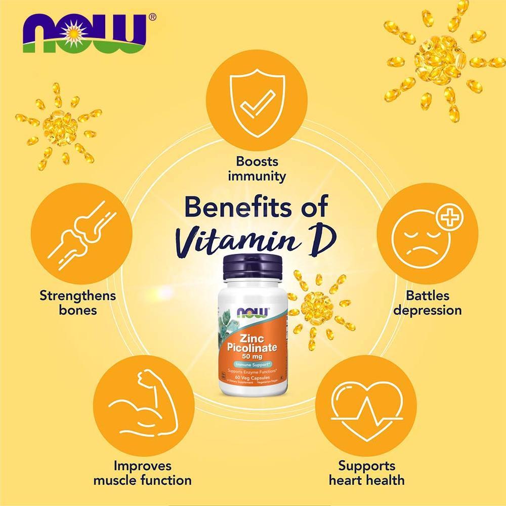 NOW VITAMIN D3 1000IU 180CAP"S #19035 6