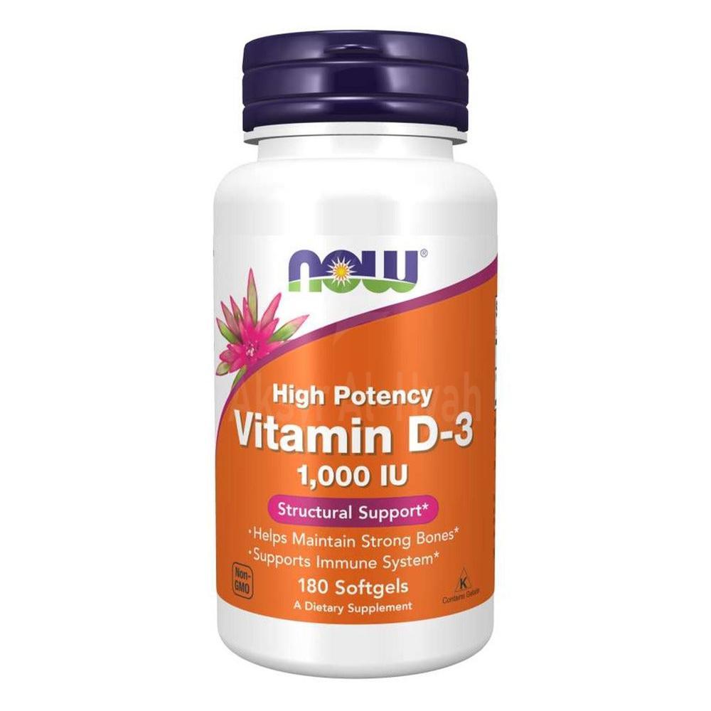 NOW VITAMIN D3 1000IU 180CAP"S #19035