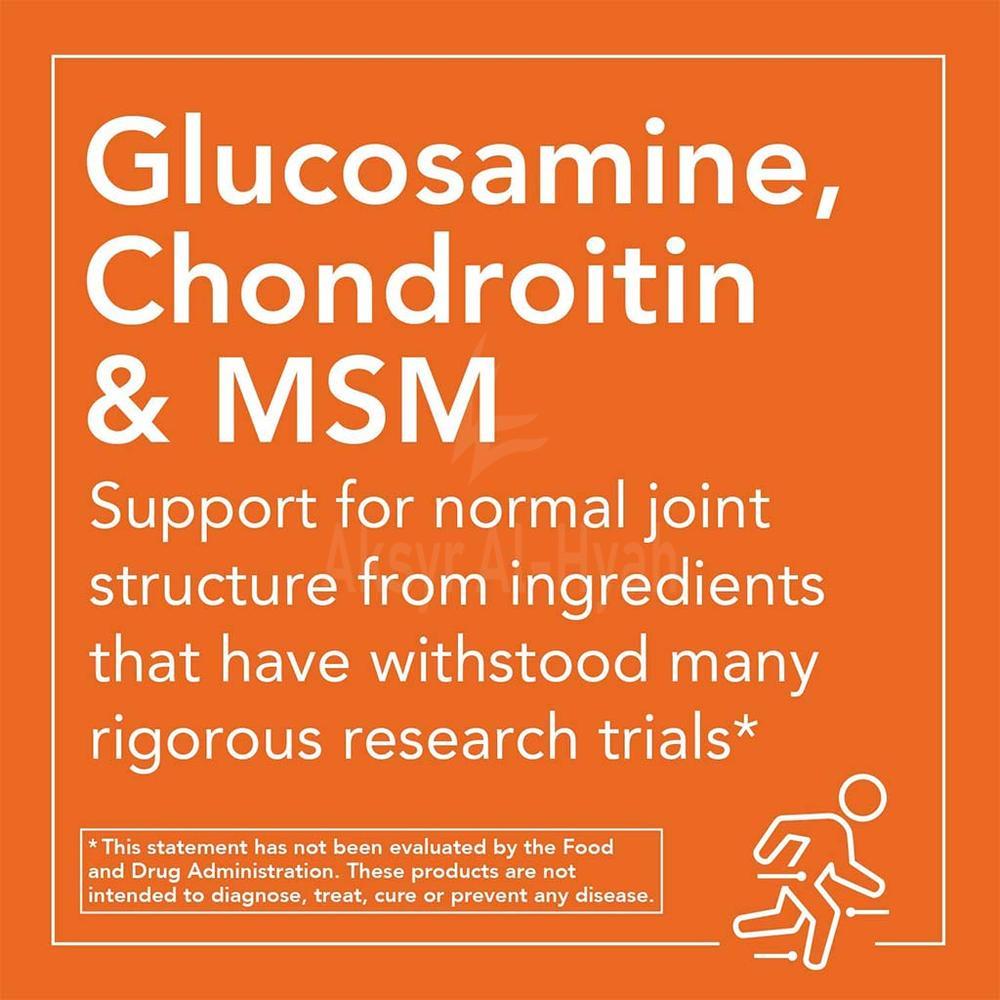 NOW GLUCOSAMINE&CHONDROITIN WITH MSM 90CAP"S #18970 4