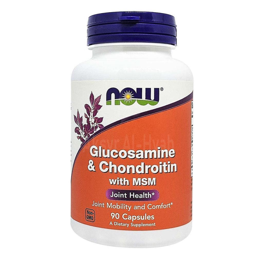 NOW GLUCOSAMINE&CHONDROITIN WITH MSM 90CAP"S #18970