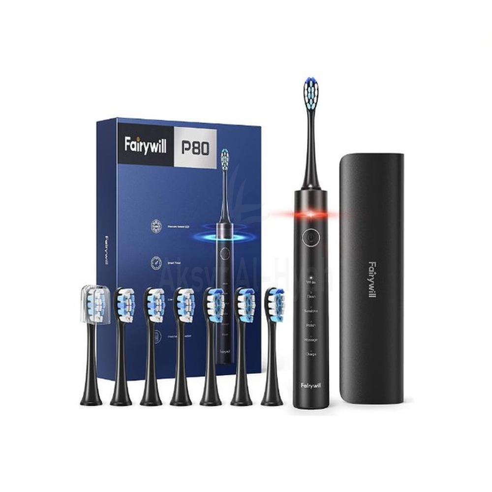 FAIRYWILL P80 PROF.ELECTRIC TOOTHBRUSH BLACK