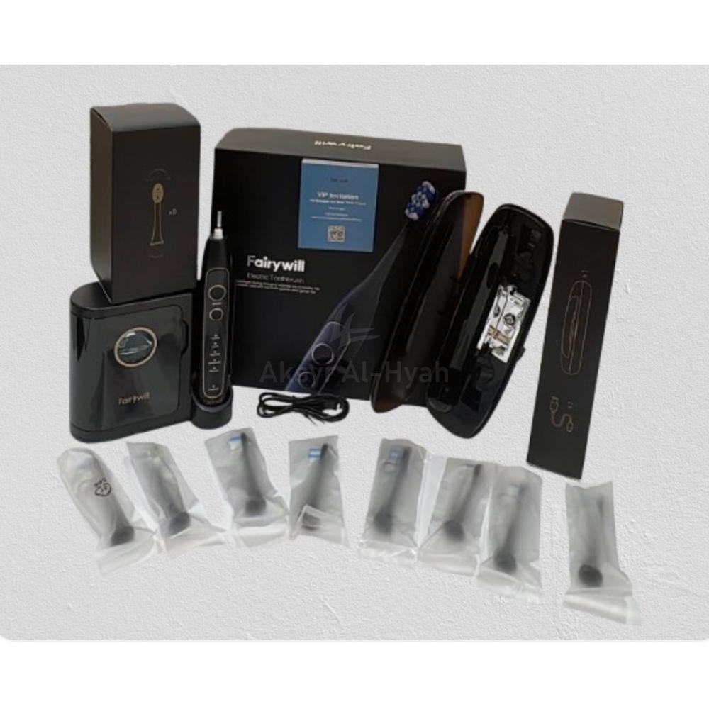 FAIRYWILL 2056 SONIC ELECTRIC TOOTHBRUSH BLACK