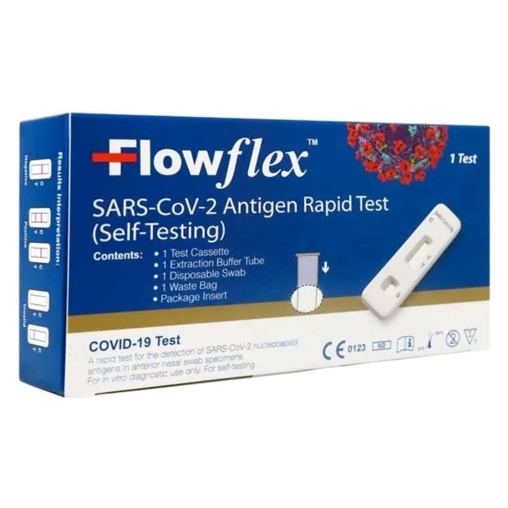 FLOWFLEX SARS COV 2 ANTIGEN RAPID TEST 1'S