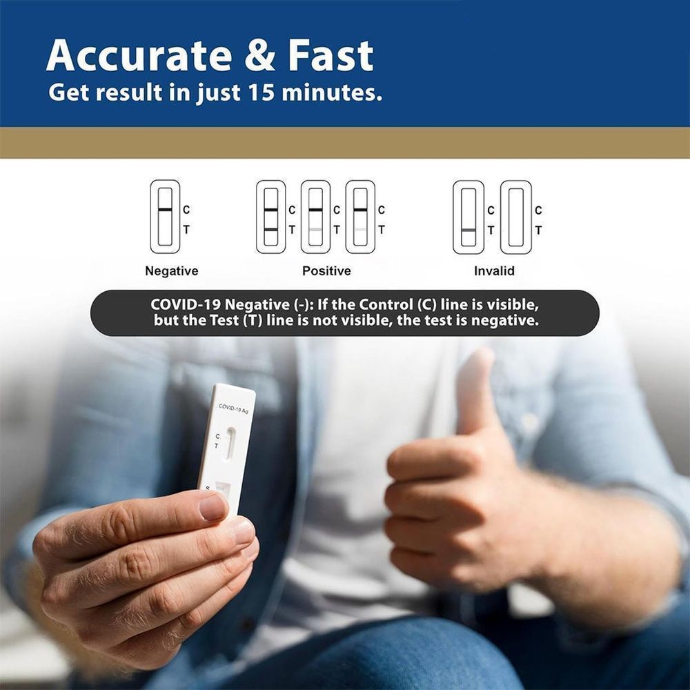 FLOWFLEX SARS COV 2 ANTIGEN RAPID TEST 1'S 2