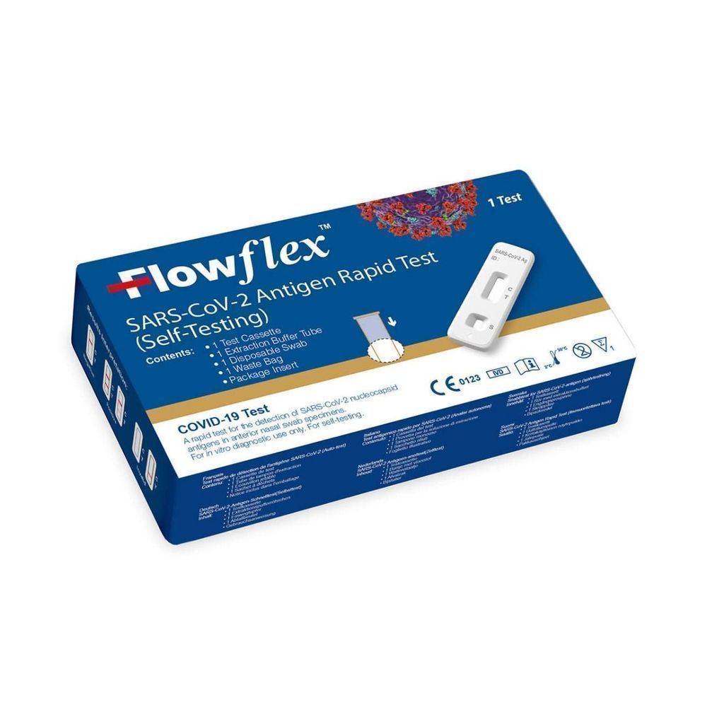 FLOWFLEX SARS COV 2 ANTIGEN RAPID TEST 1'S 4