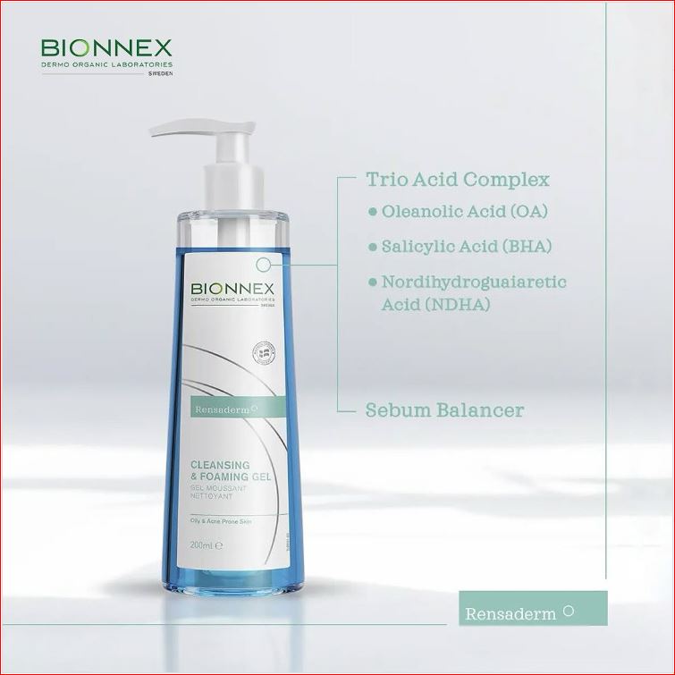 BIONNEX RENSADERM CLEANSING FOAMING GEL 200ML #19056 1