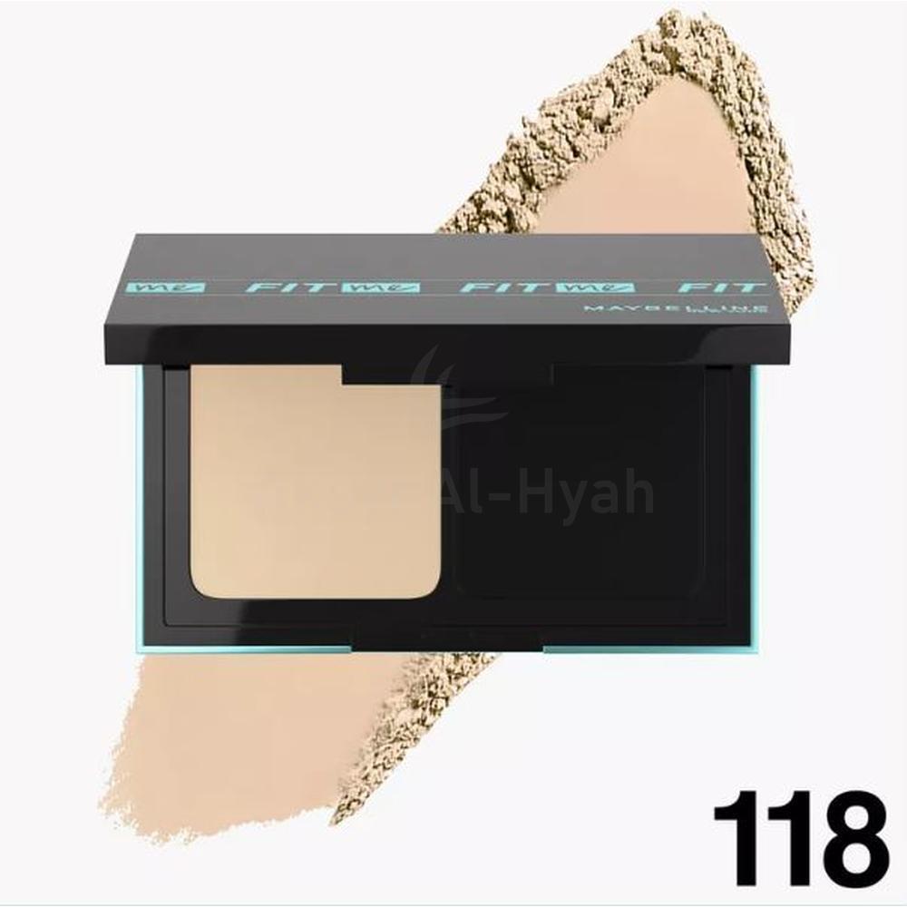 MAYBELLINE FIT ME MATTE+PORELESS 118 SPF44 #FM0026105 1