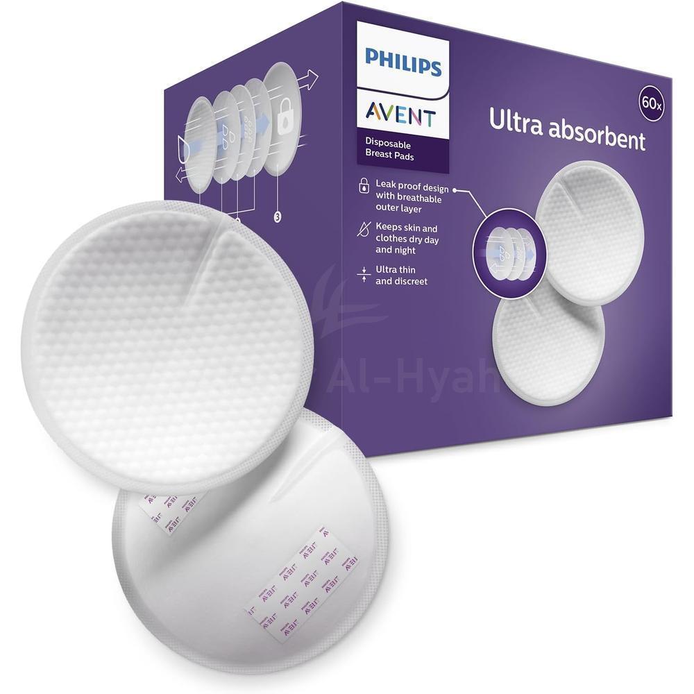 AVENT ULTRA COMFORT DISP /BREAST PADS 60'S SCF254/61 #AV191