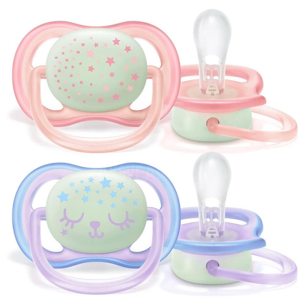 AVENT ULTRA AIR NIGHT SOOTHER 0-6M GIRL 2'S SCF376/12 #PA231 1