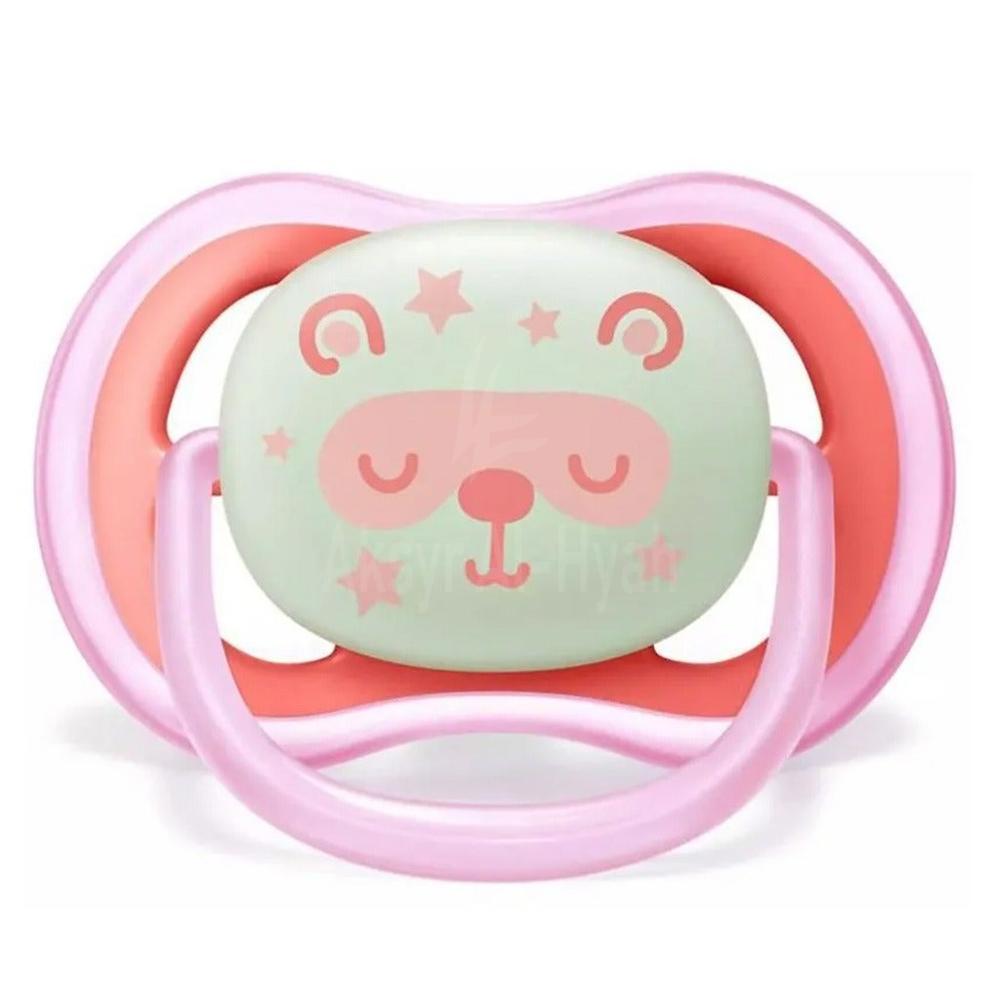 AVENT ULTRA AIR NIGHT SOOTHER SIL 6-18M 2'S GIRL SCF376/22 #PA232 5