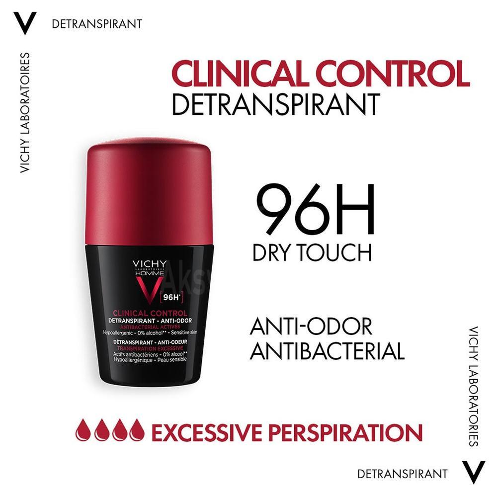 VICHY DEO CLINICAL CONTROL ROLL-ON 96H MEN (FM0026136) 6
